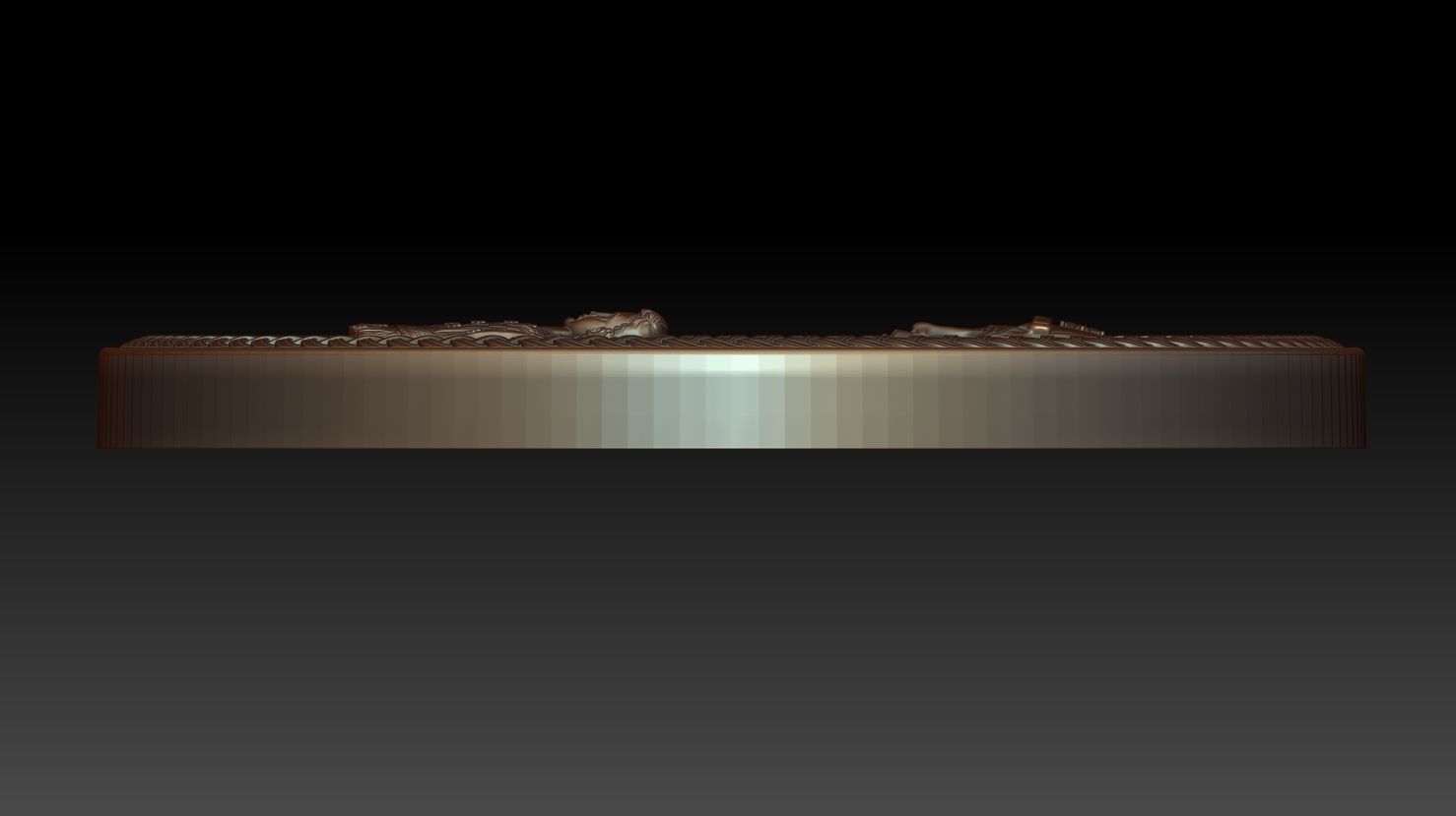 Mother of god with child 3D model_9