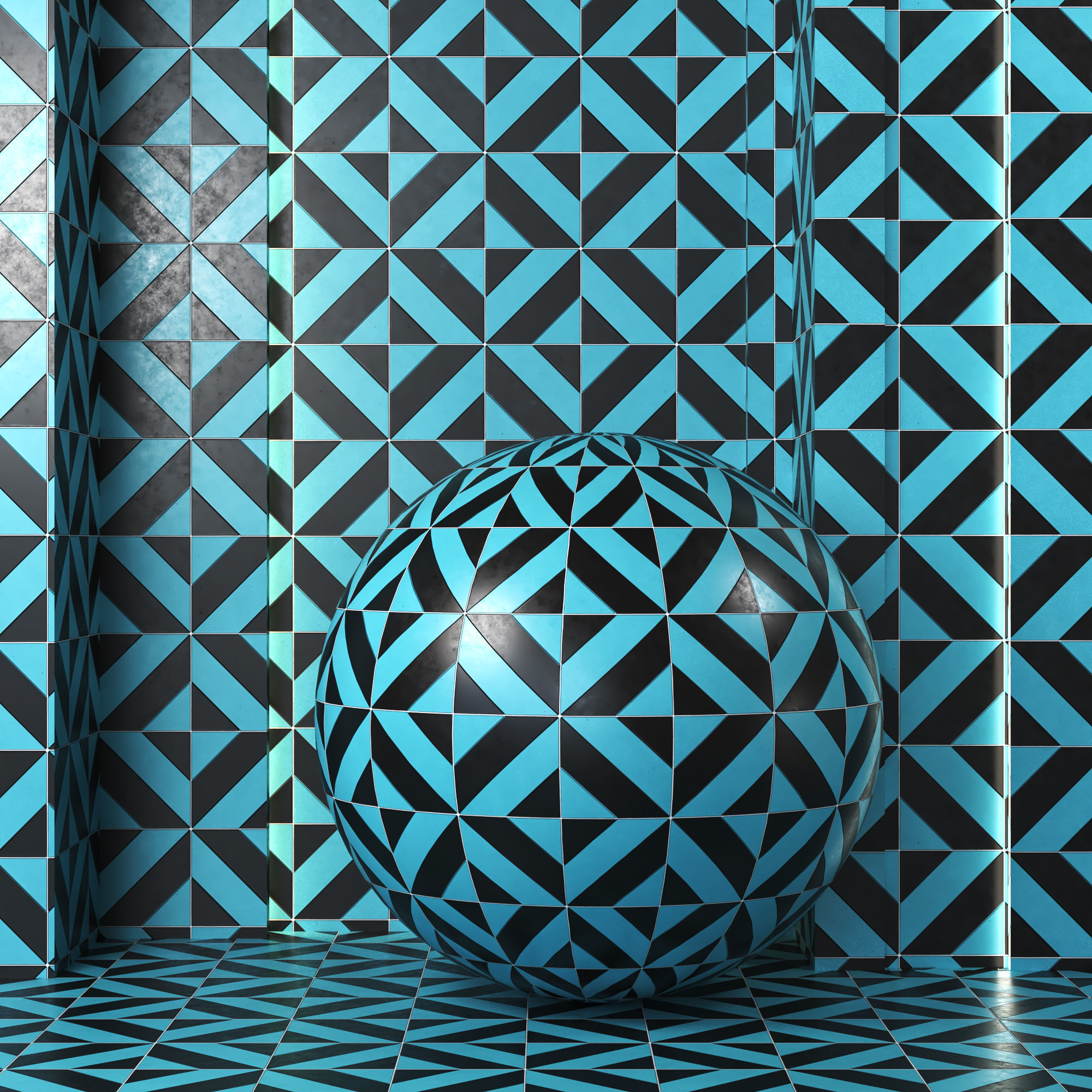 4k 6color Ceramic tile Texture set 04-Seamless Texture_5