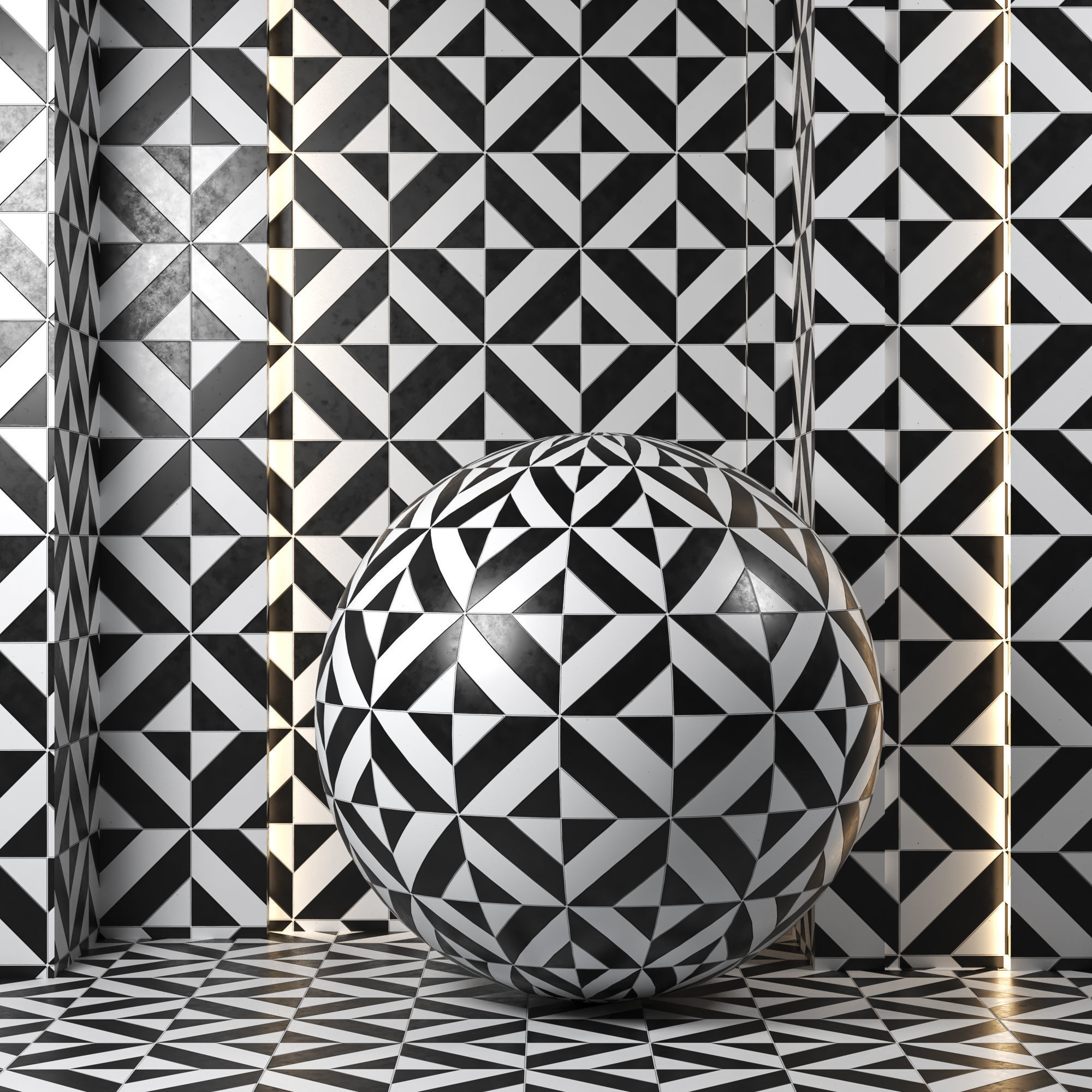 4k 6color Ceramic tile Texture set 04-Seamless Texture_1