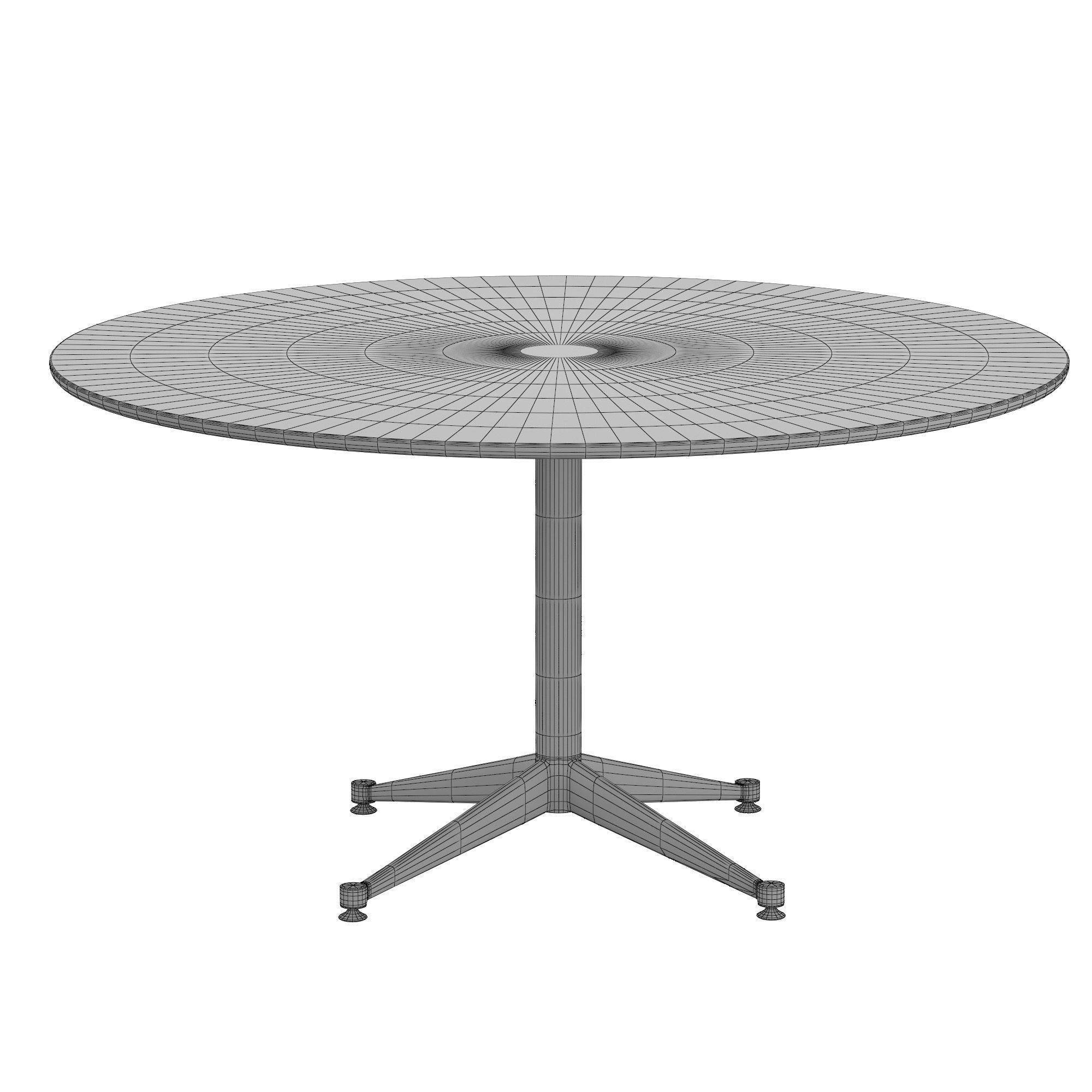 Eames Occasional Table 3D model_5