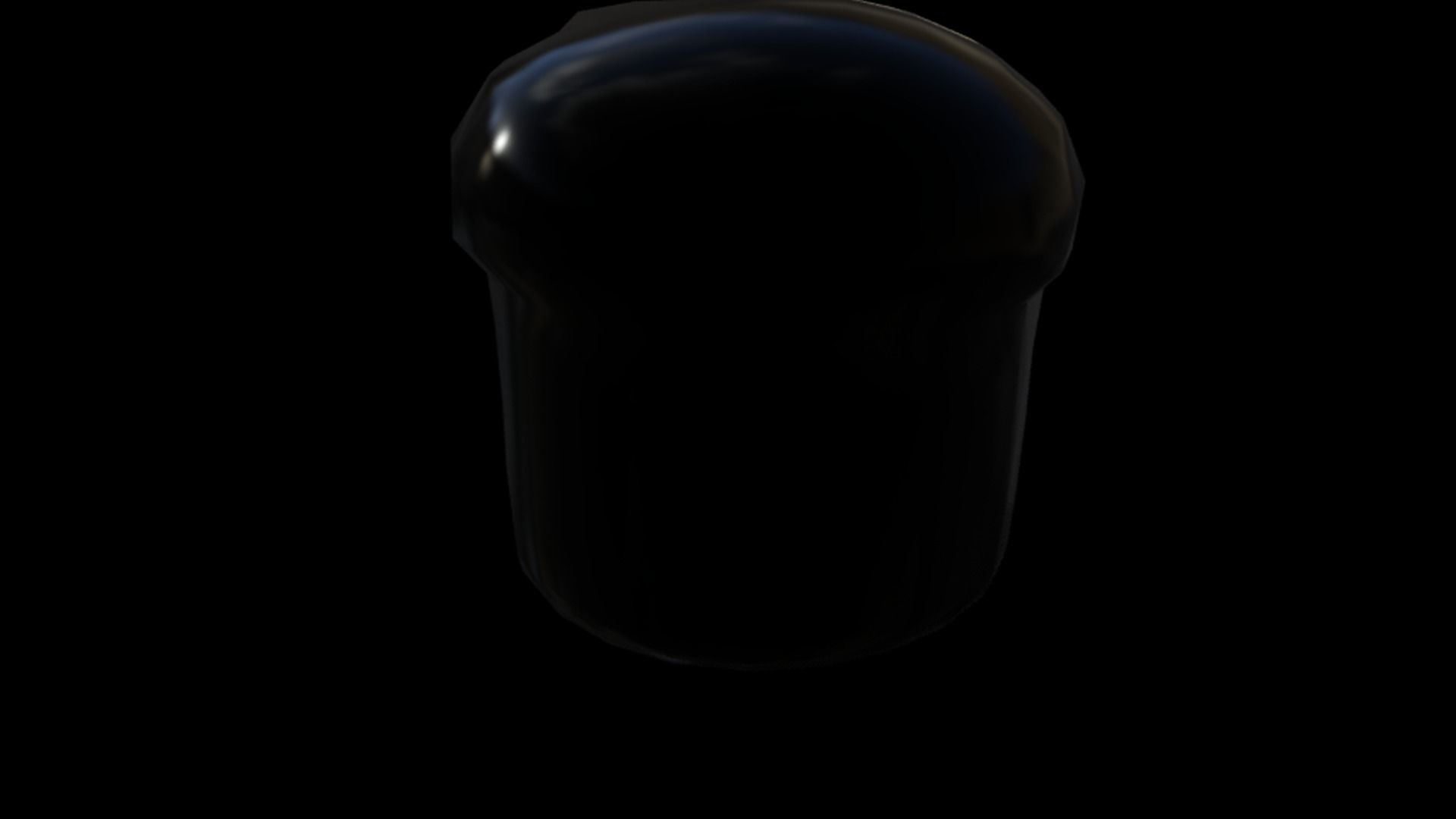 Cake easter Low-poly 3D model_2