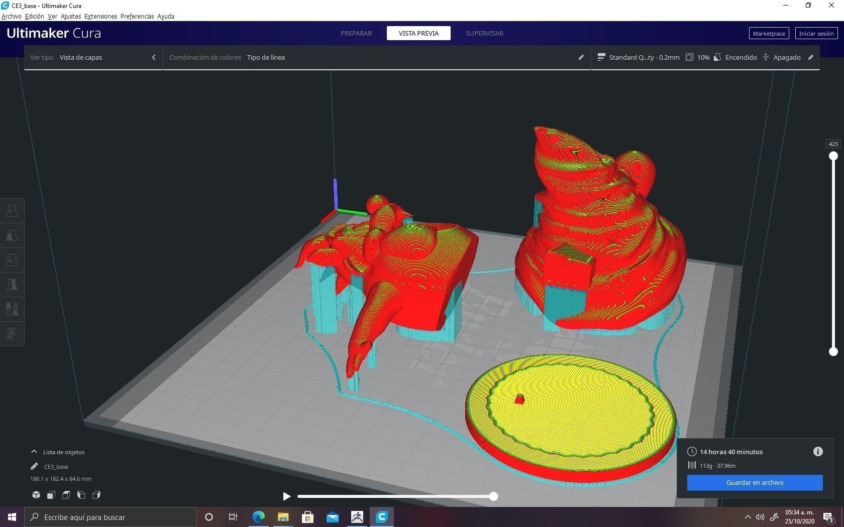 baby taz  3D print model_4
