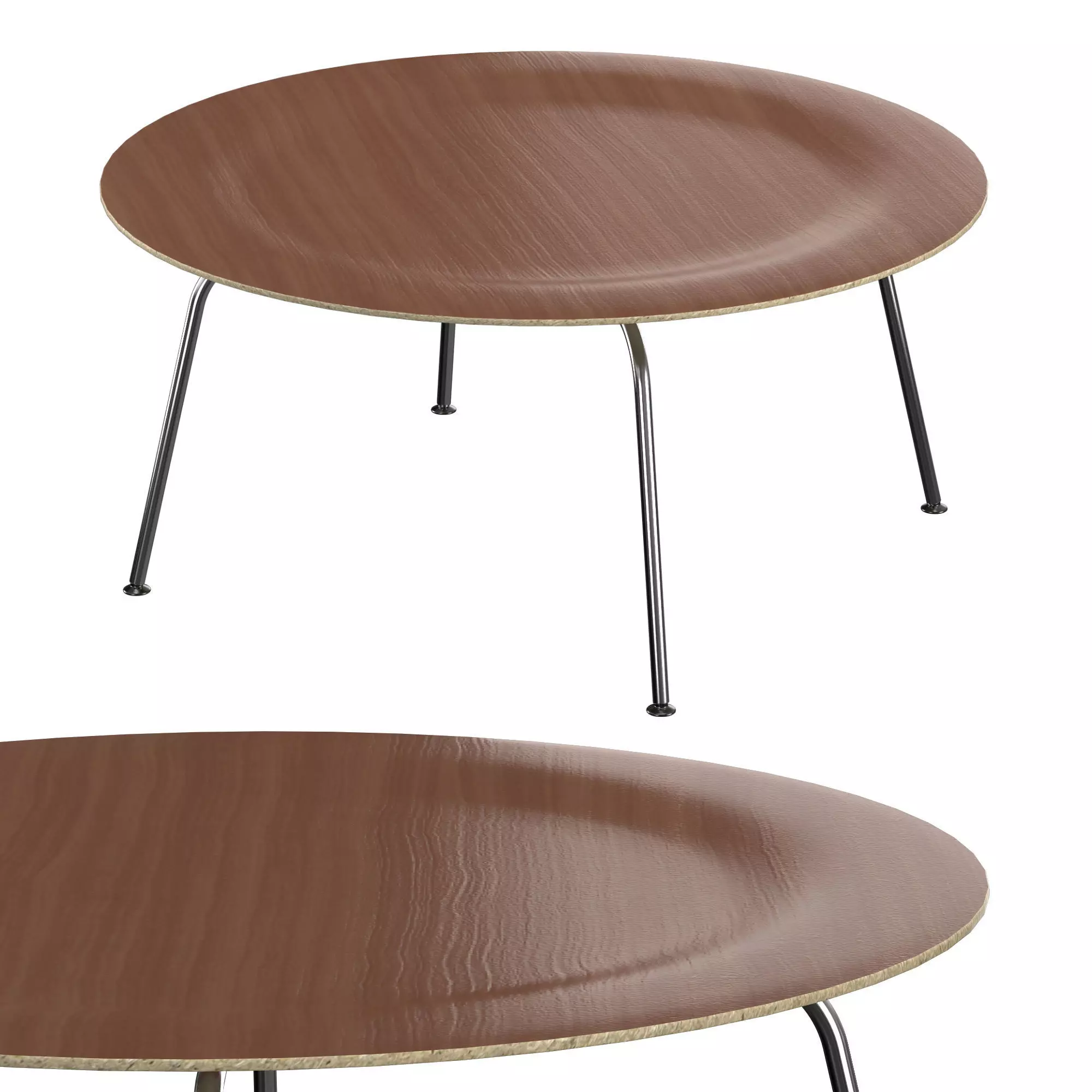 Eames Molded Plywood Coffee Table 3D model
