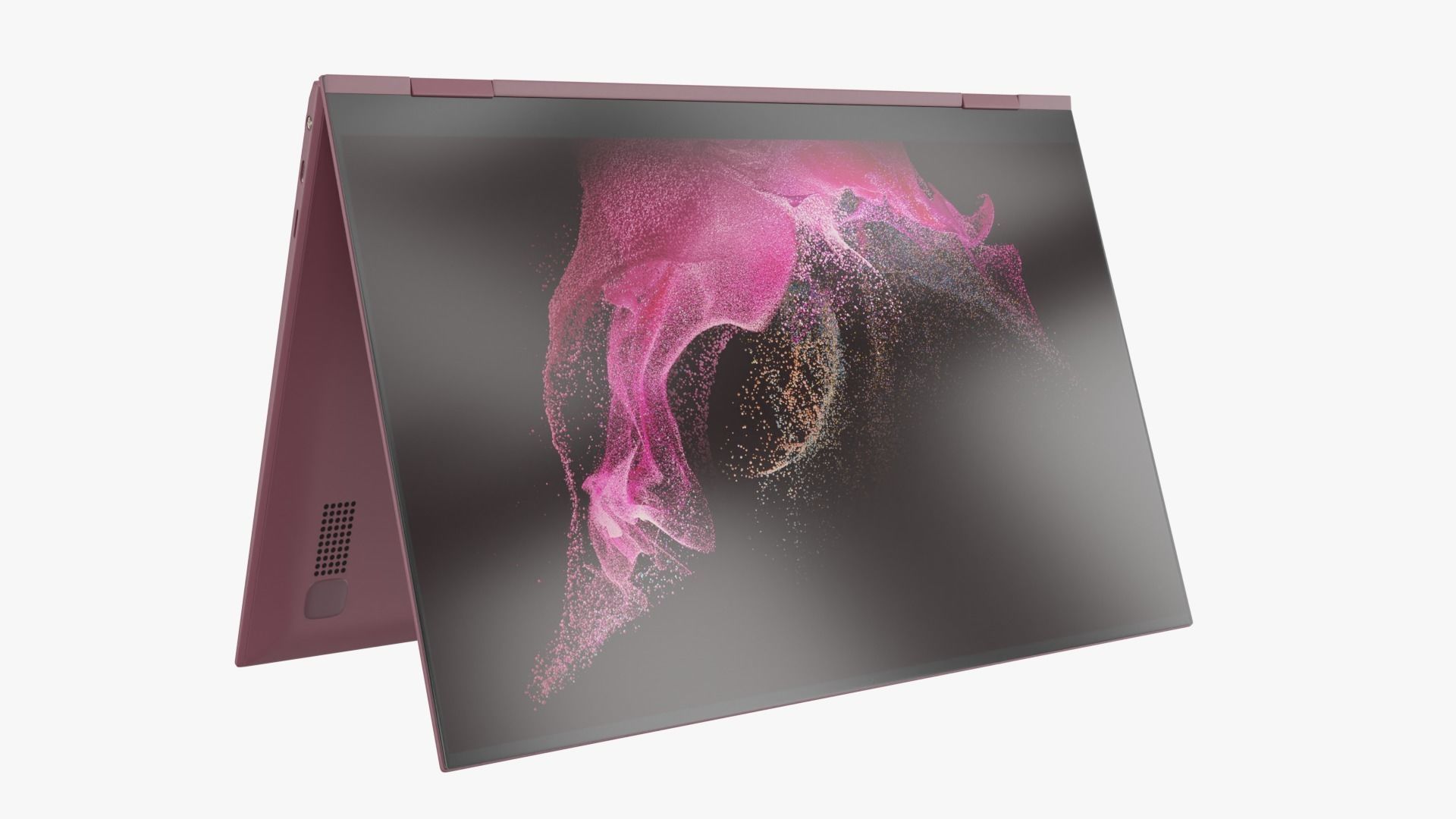 Galaxy Book 2 Pro 360 Burgundy 3D model_6
