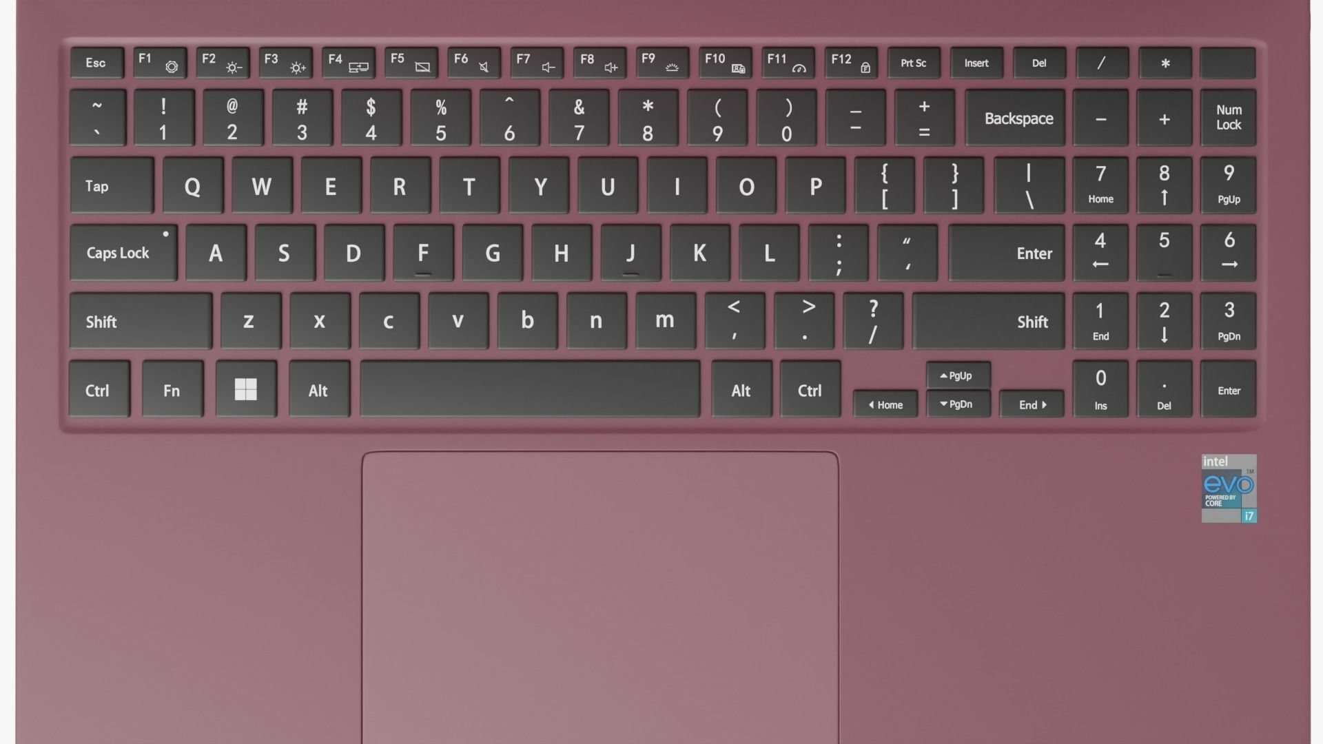 Galaxy Book 2 Pro 360 Burgundy 3D model_8