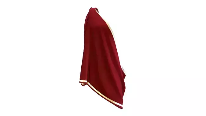 Mens Emperor Toga Low-poly 3D model