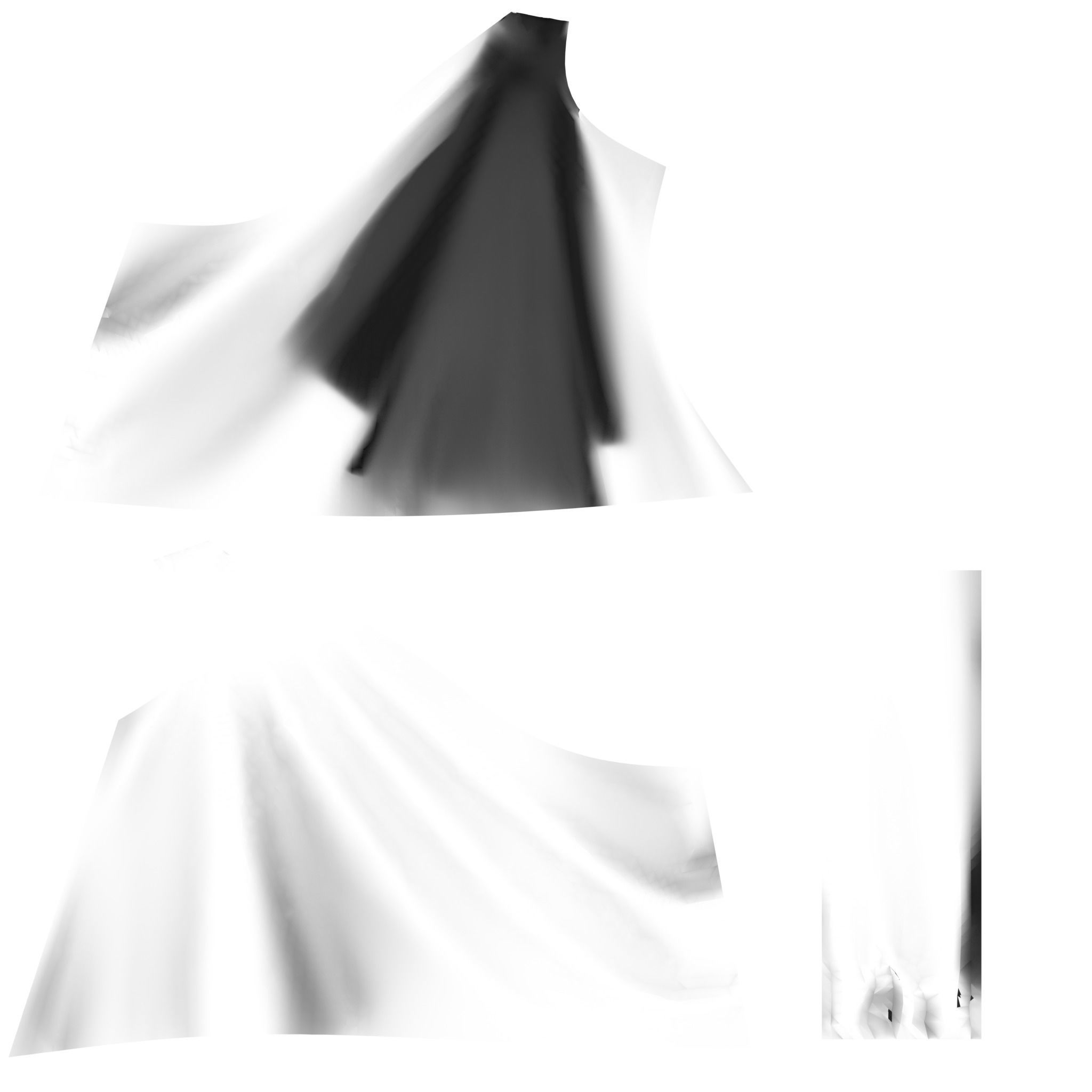 Mens Emperor Toga Low-poly 3D model_13