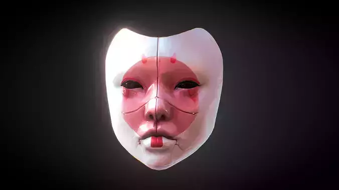 Ghost in the Shell Geisha Mask