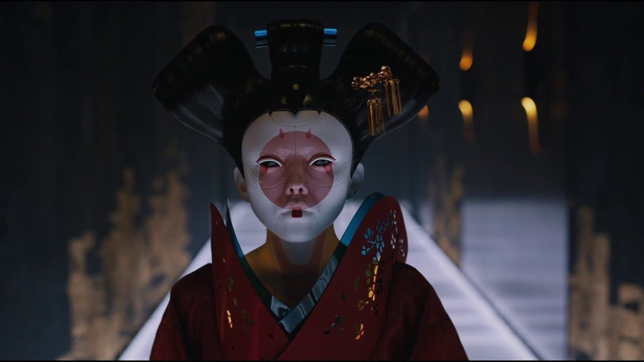 Ghost in the Shell Geisha Mask 3D model_3