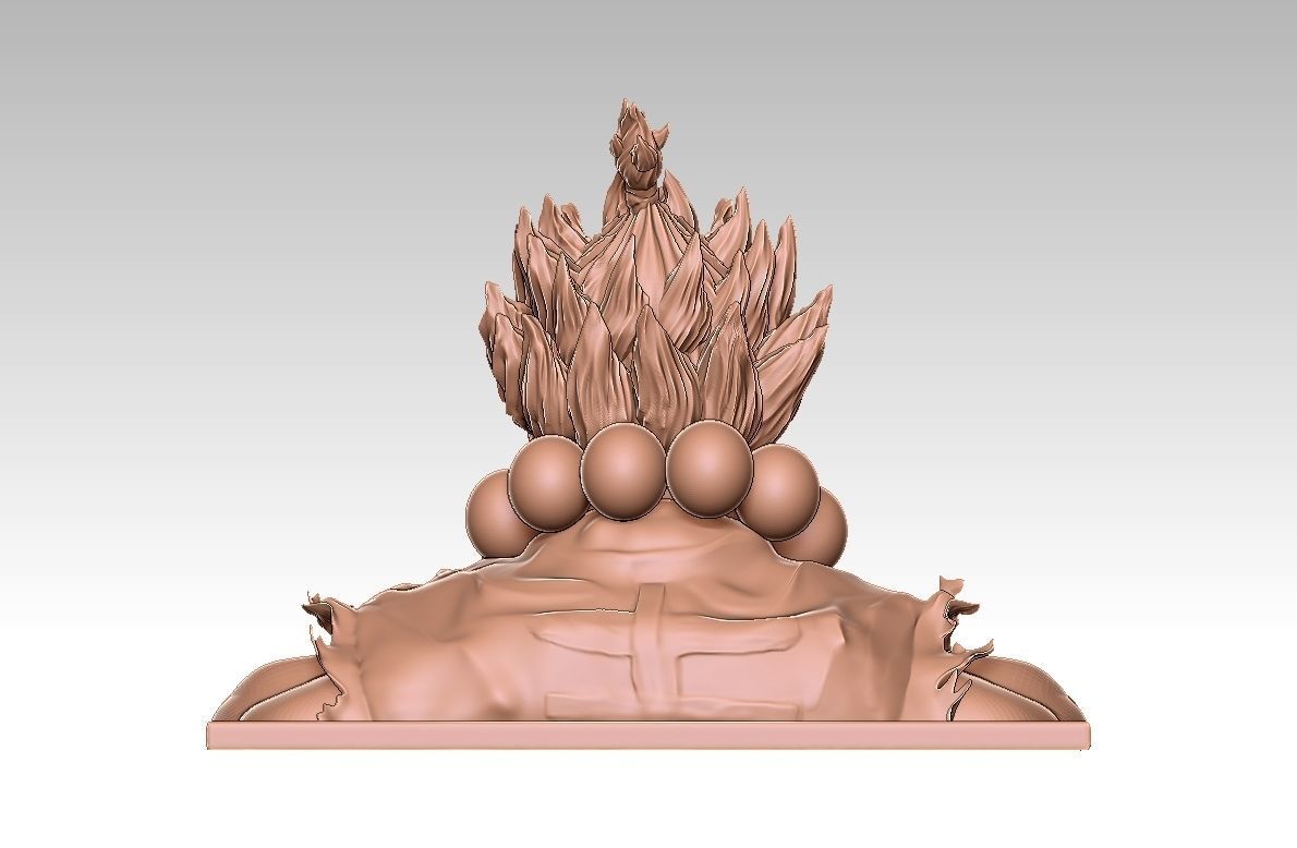 busto akuma 3D print model_2