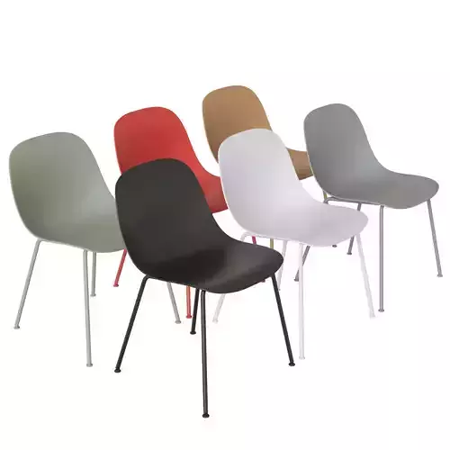 Fiber Side Chair 3D model
