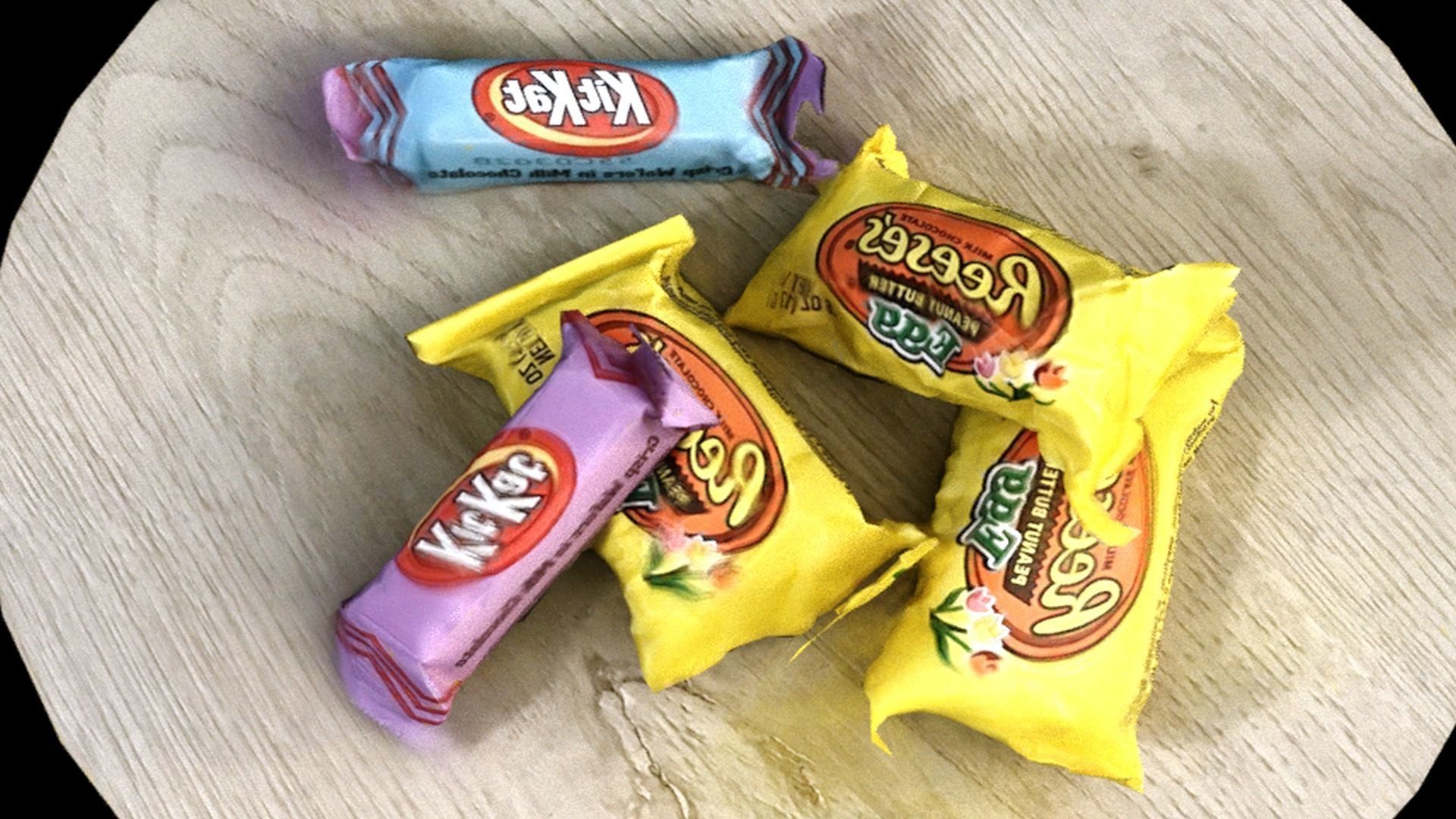 Easter Candy Low-poly 3D model_2