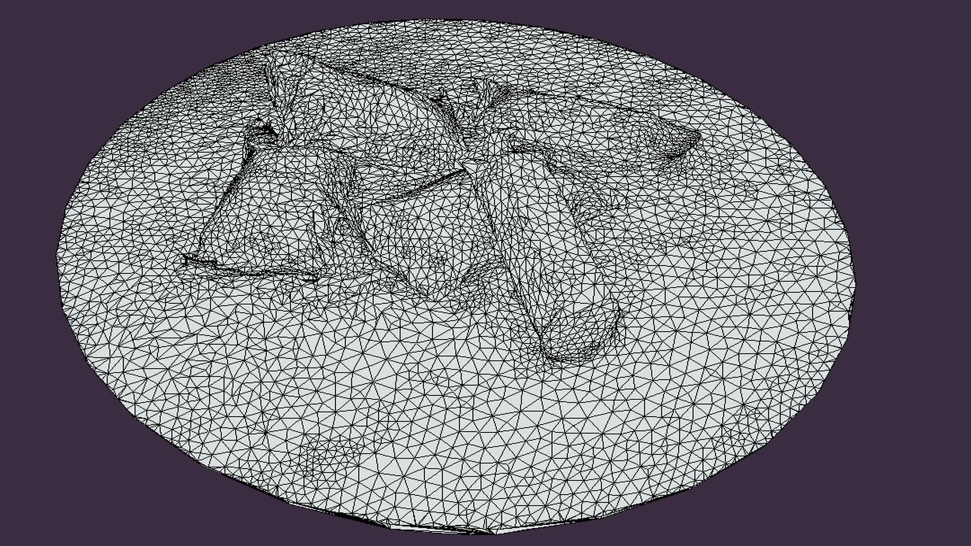 Easter Candy Low-poly 3D model_5