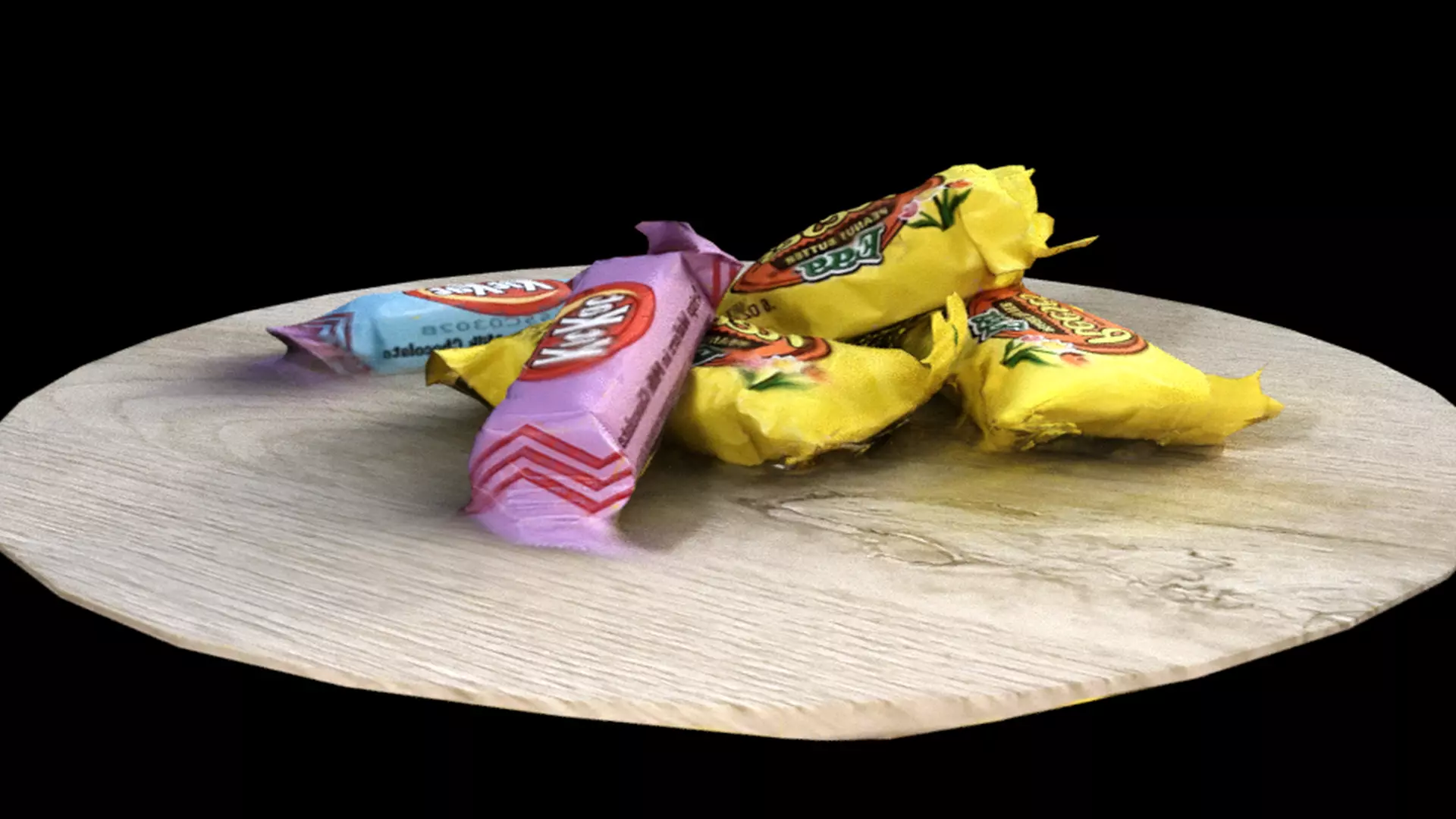 Easter Candy Low-poly 3D model_0