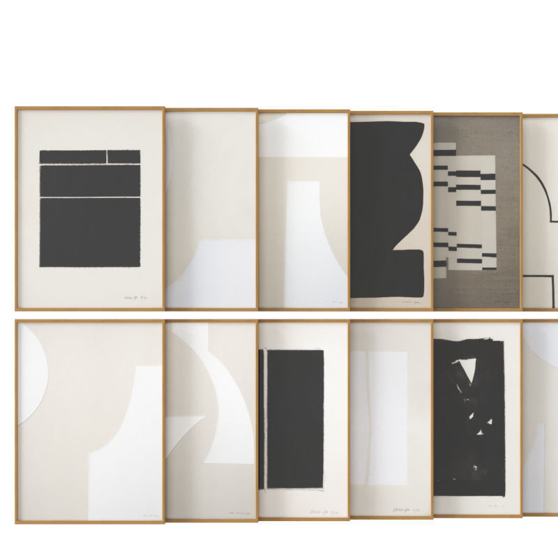 art work set 05 3D model_2