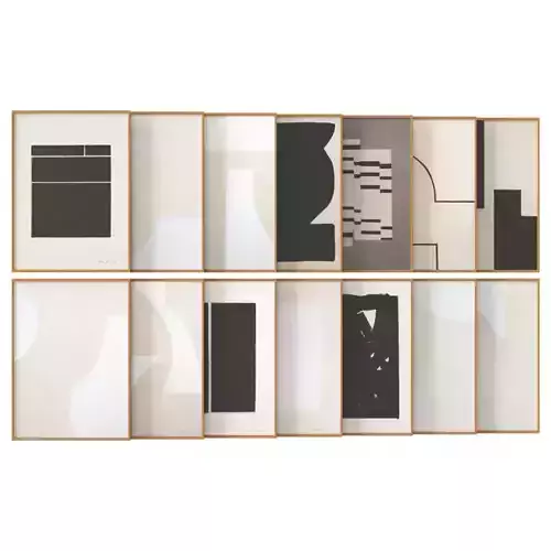 art work set 05 3D model