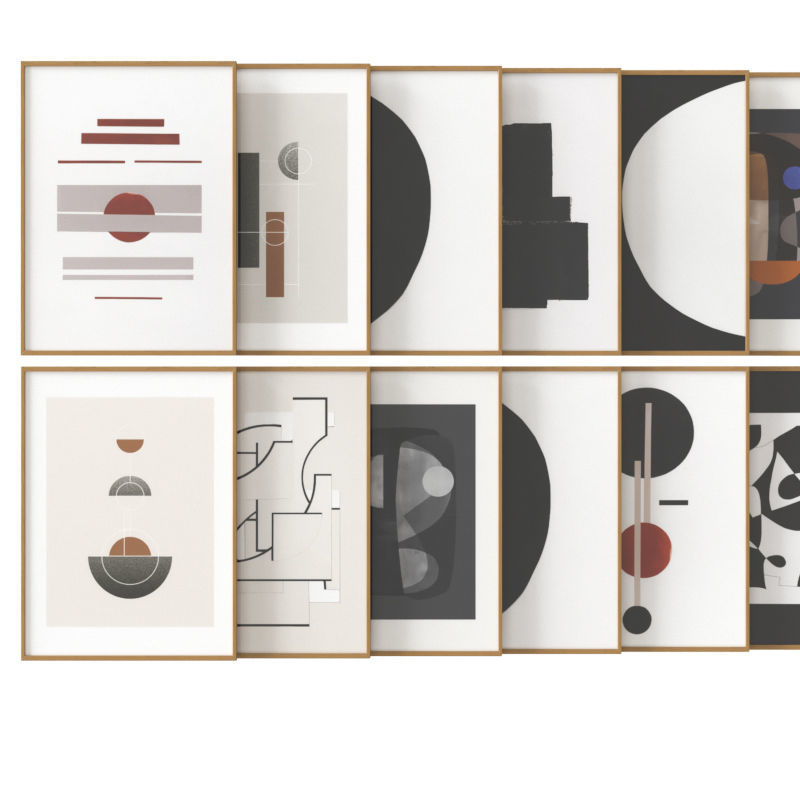 art work set 03 3D model_3