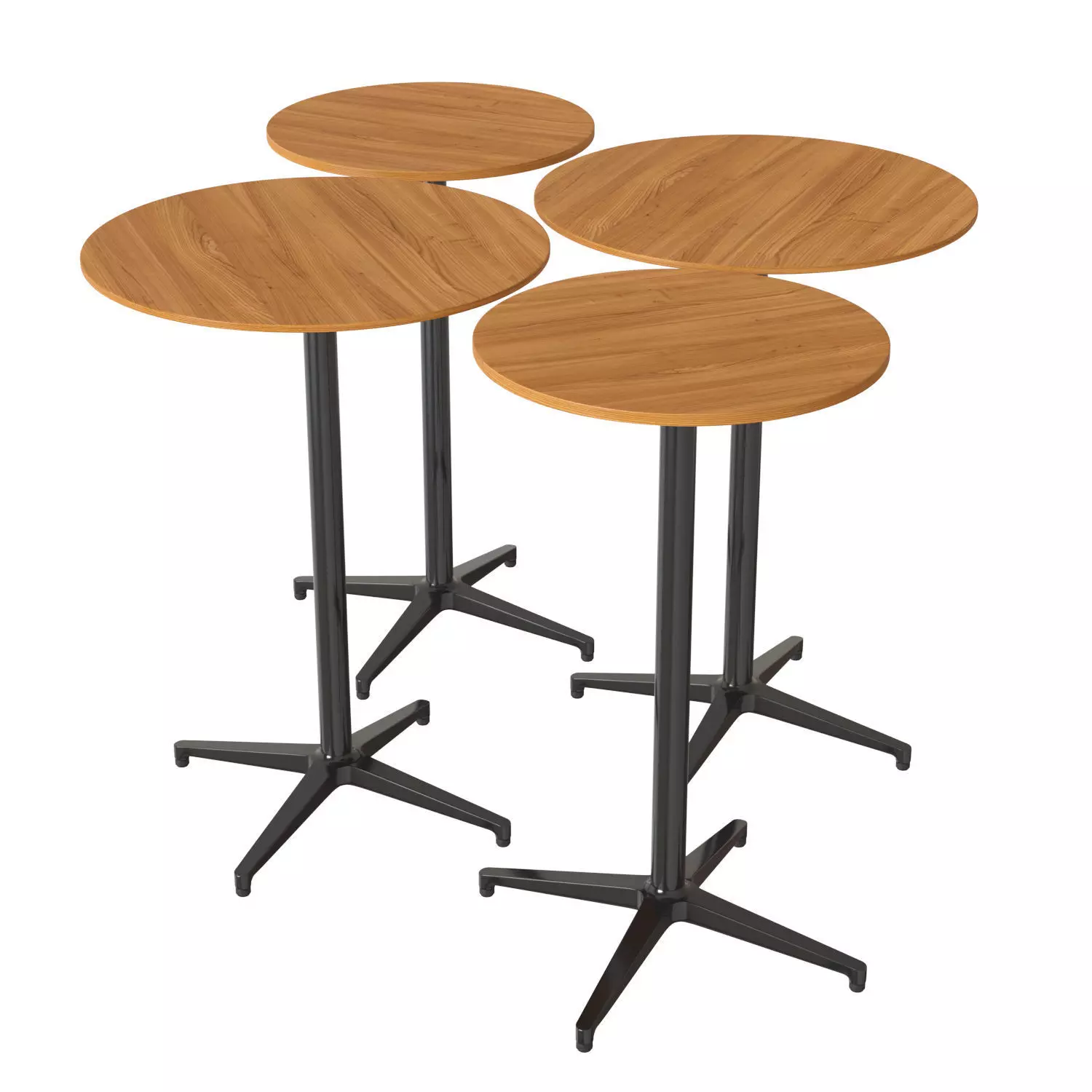 Bistro Stand-up Table 3D model_0