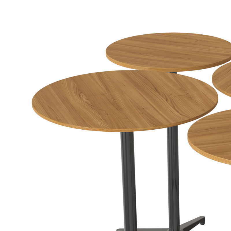 Bistro Stand-up Table 3D model_1