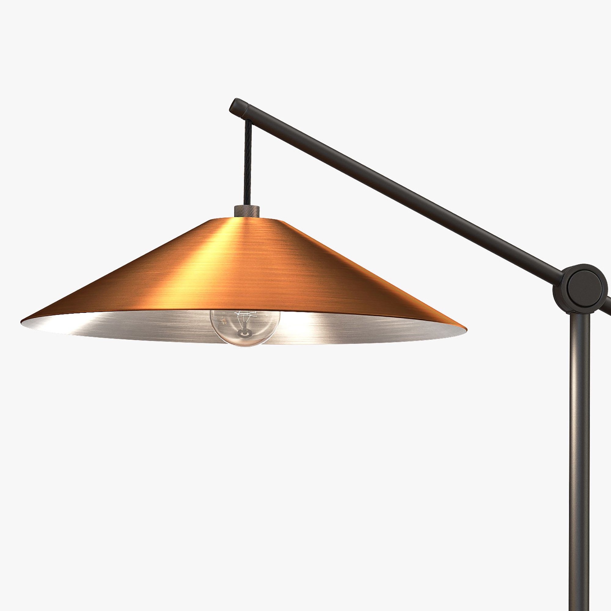 Flor Lamp Vintal 3D model_1