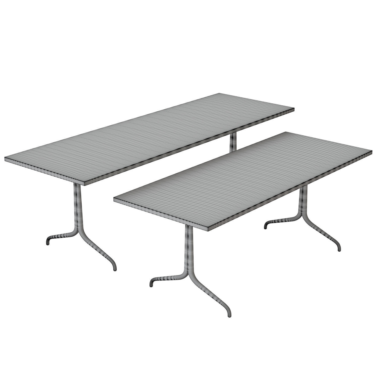 Belleville Table 3D model_4