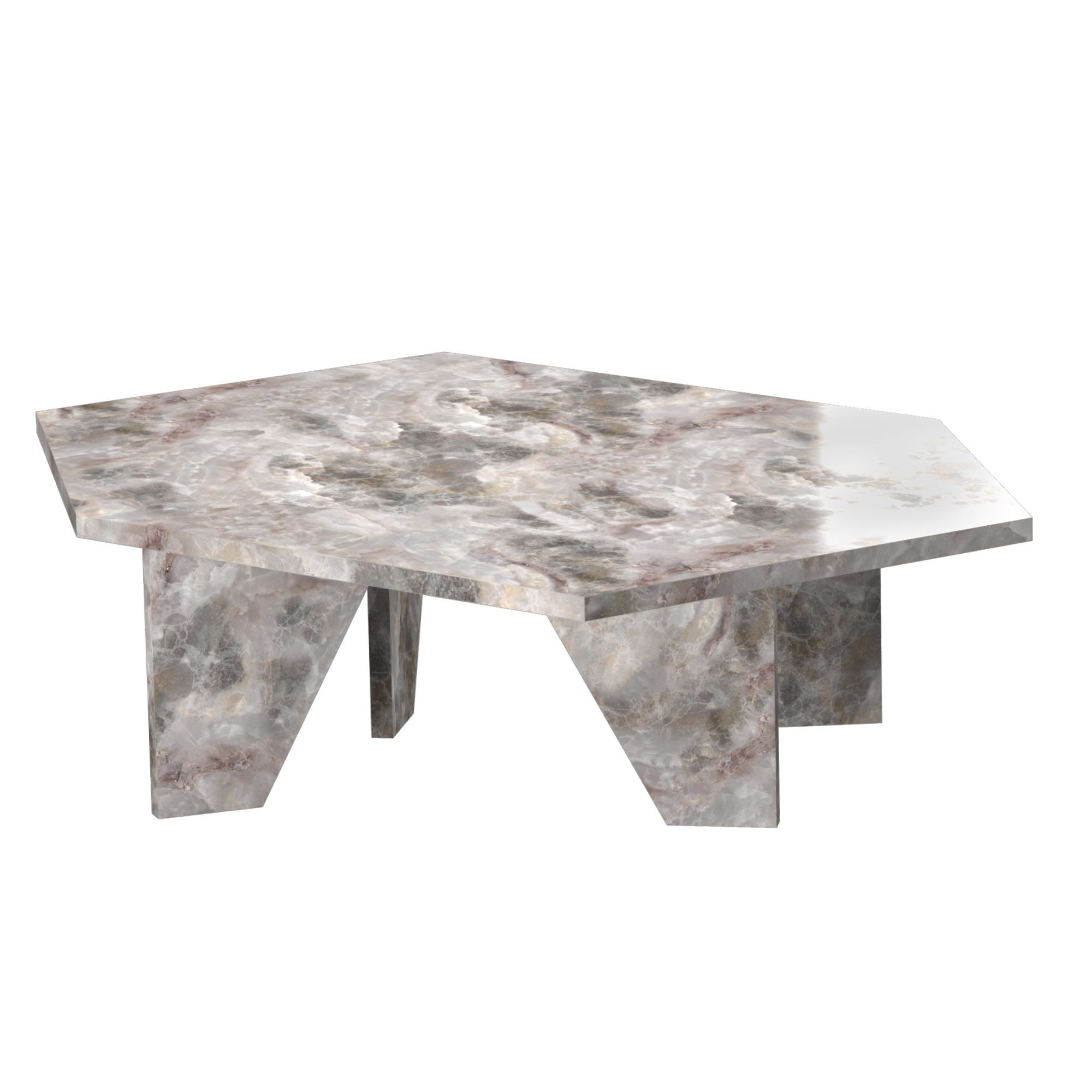 Karla Coffee Table 3D model_3