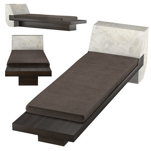 Alabaster Daybed 3D model