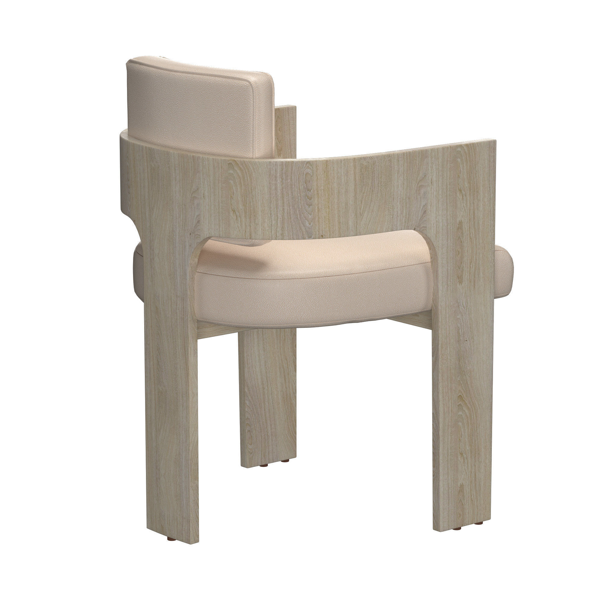 C Back Chair 3D model_5