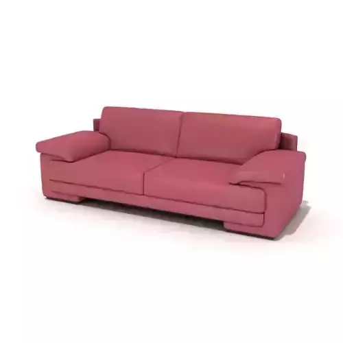 Long Pink Sofa