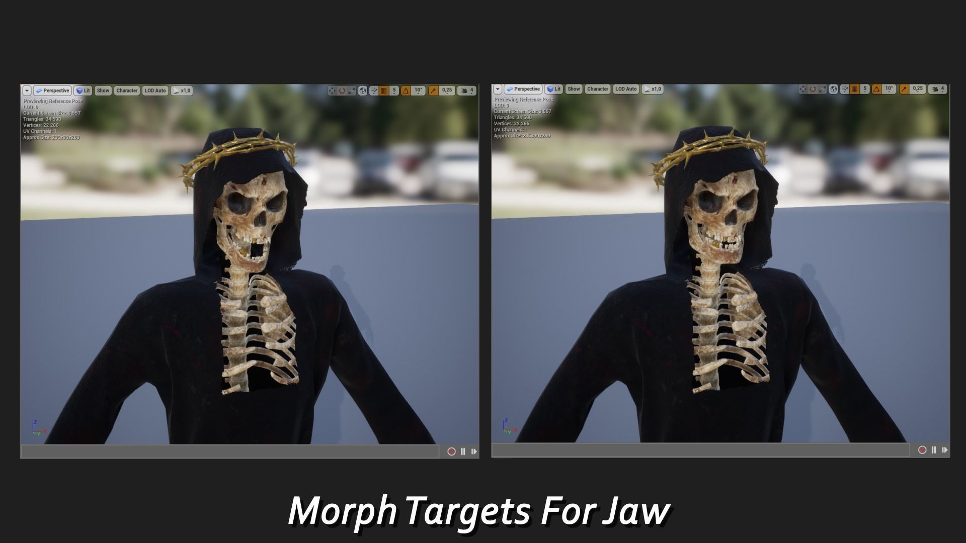 Grim Reaper Low-poly 3D model_8