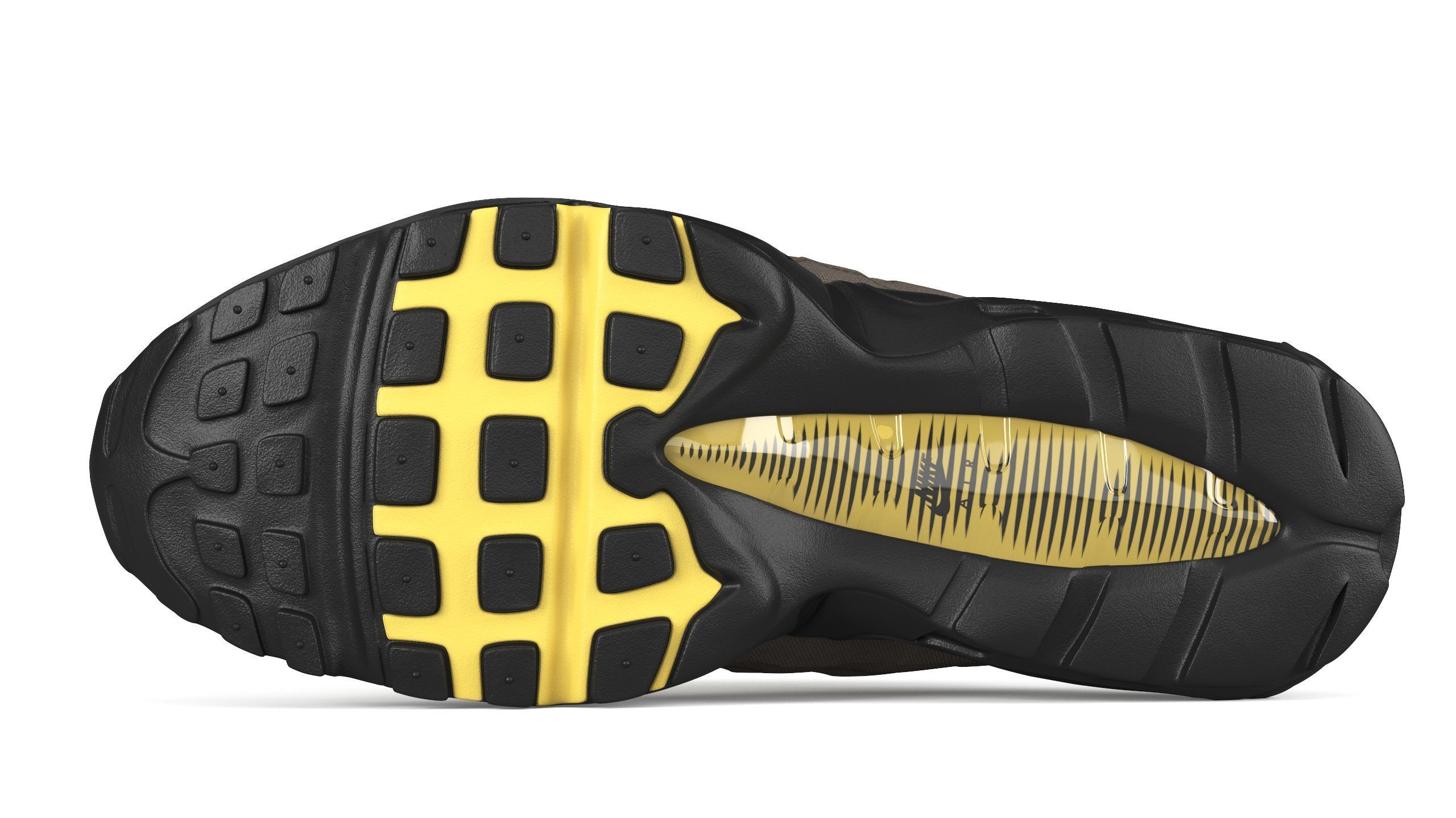 Nike Air Max 95 Irone Stone PBR Low-poly 3D model_6