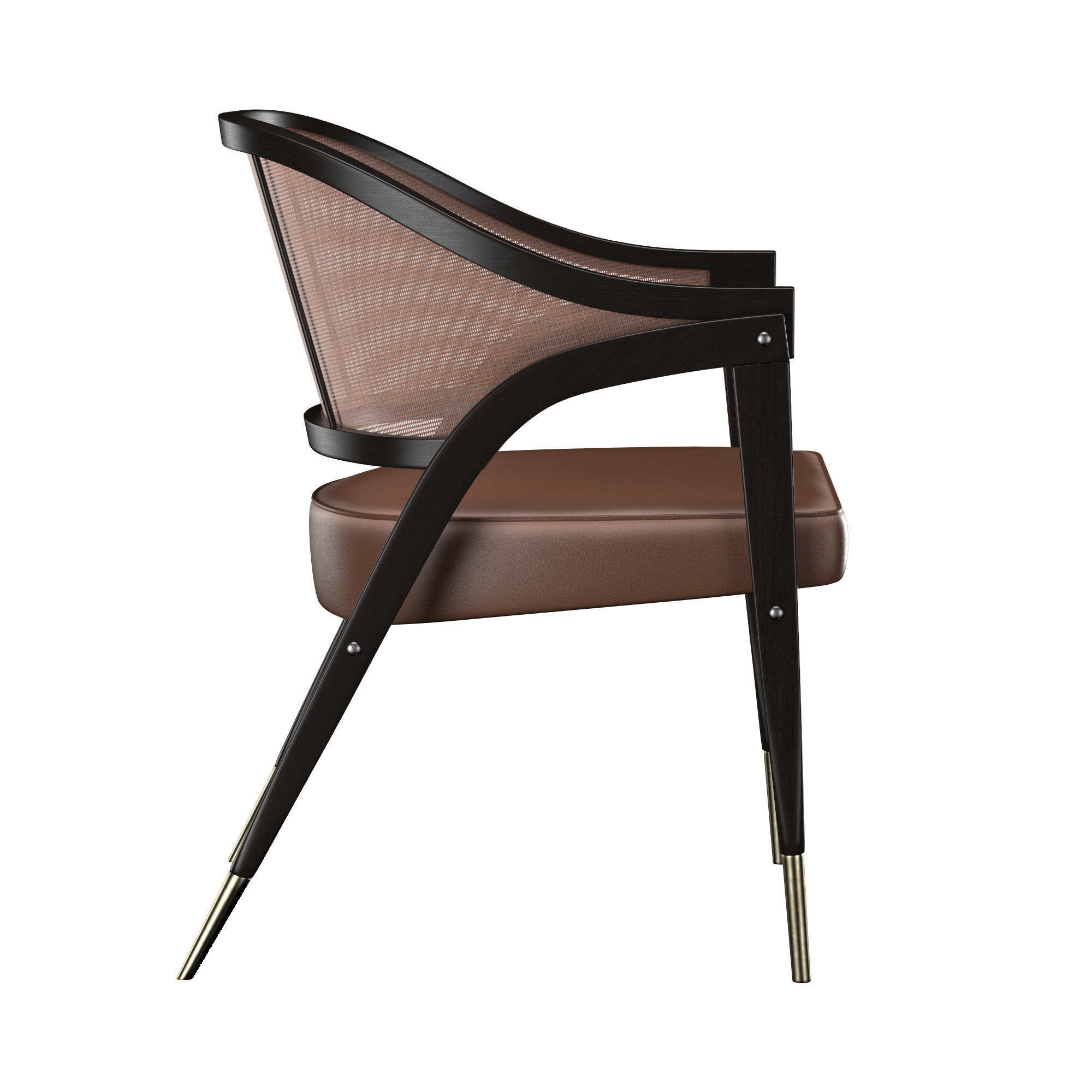 A-frame Chair by Edward Wormley 3D model_4