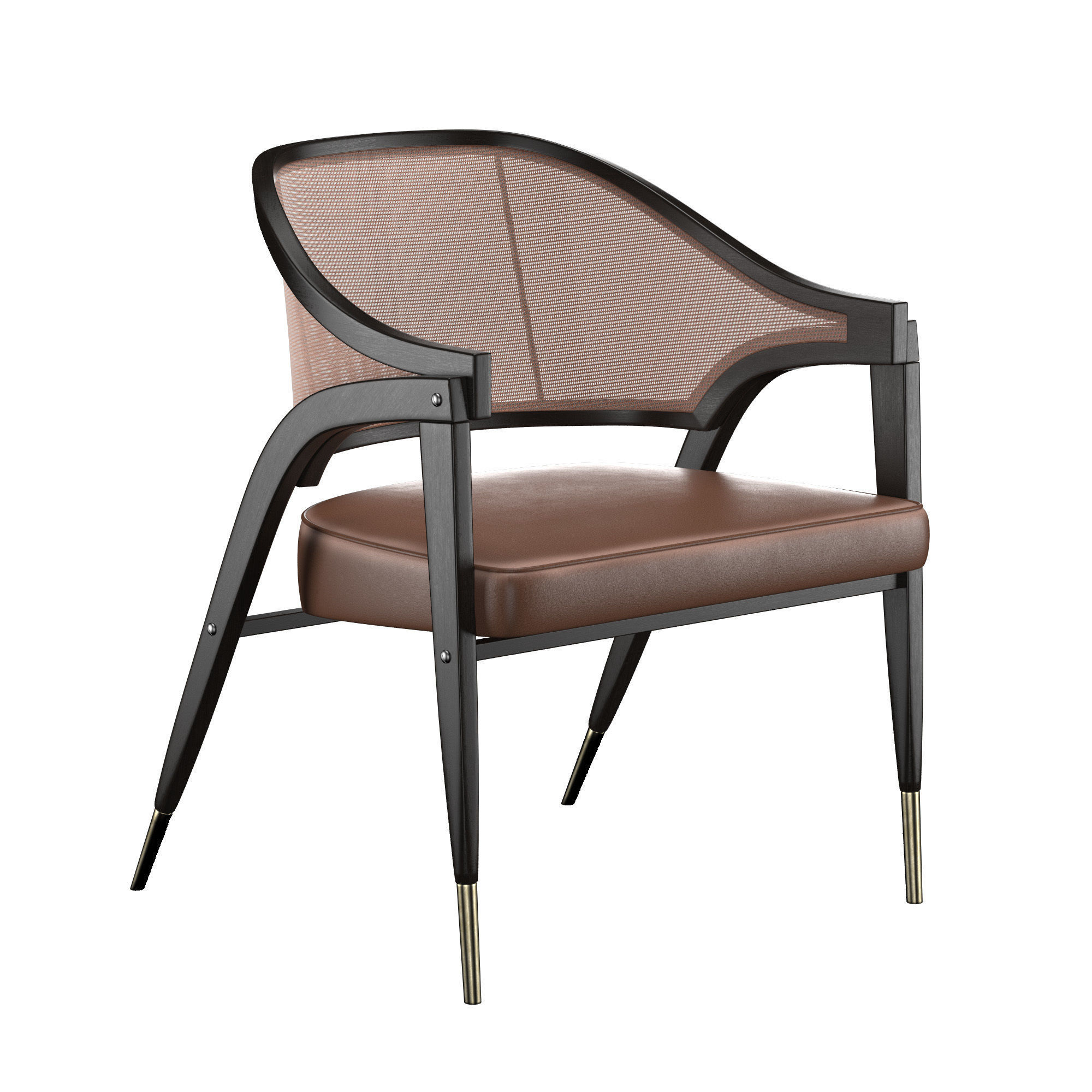 A-frame Chair by Edward Wormley 3D model_1