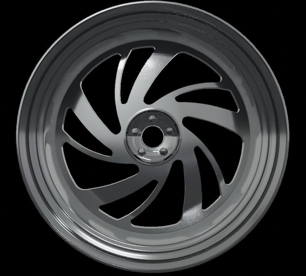 Billet Specialties Comet Low-poly 3D model_1