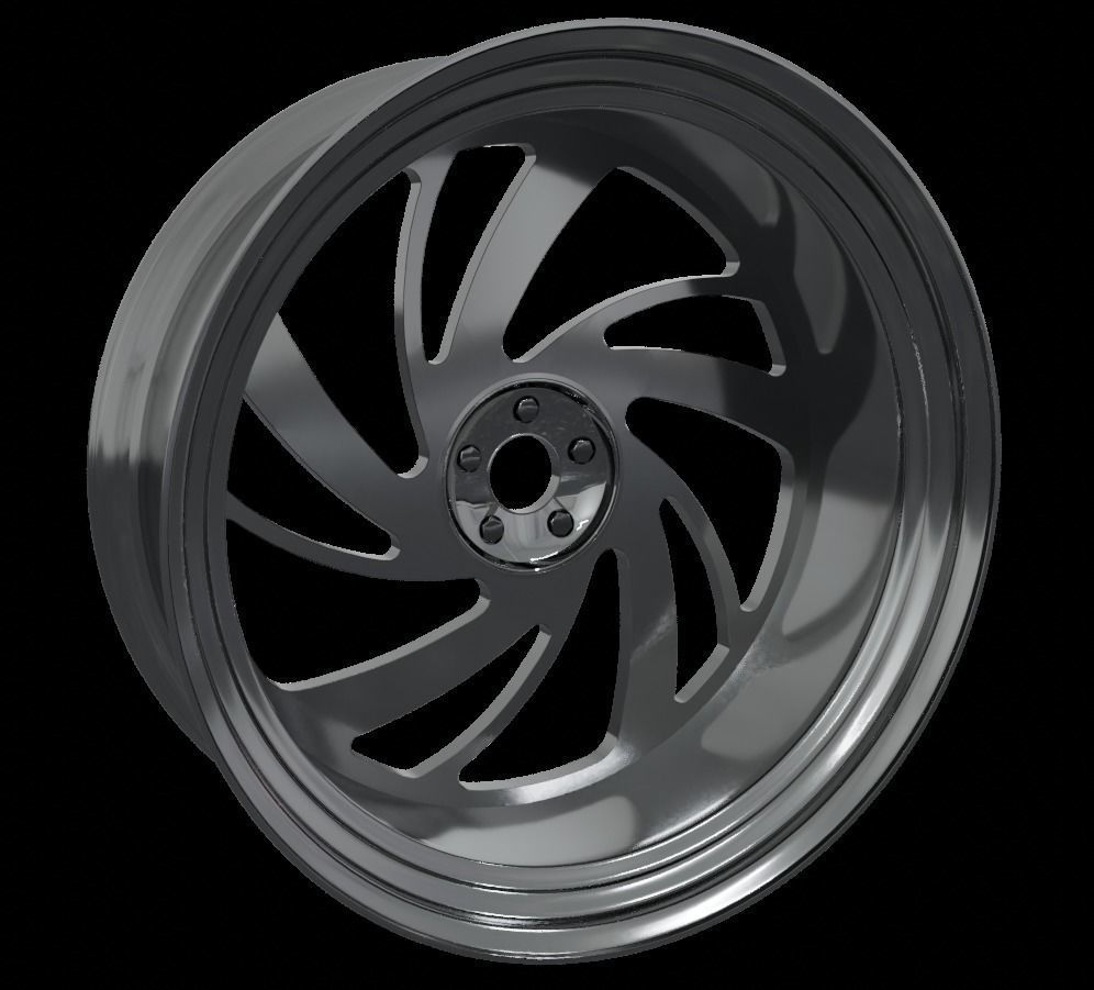 Billet Specialties Comet Low-poly 3D model_2