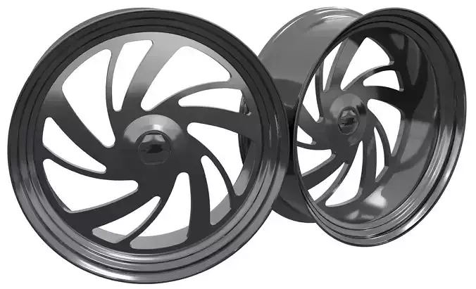 Billet Specialties Comet Low-poly 3D model