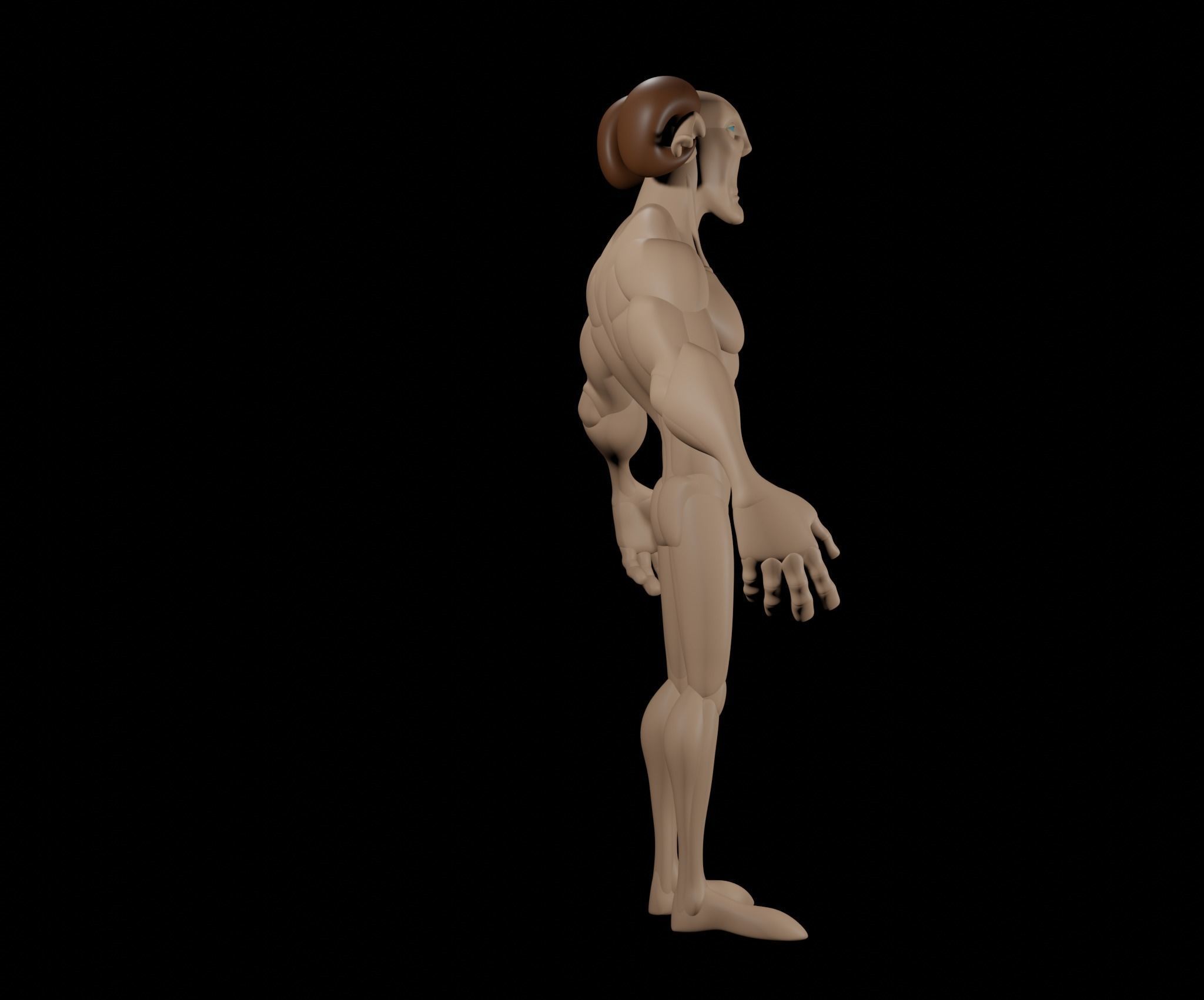 Goat Creature 3D model_12
