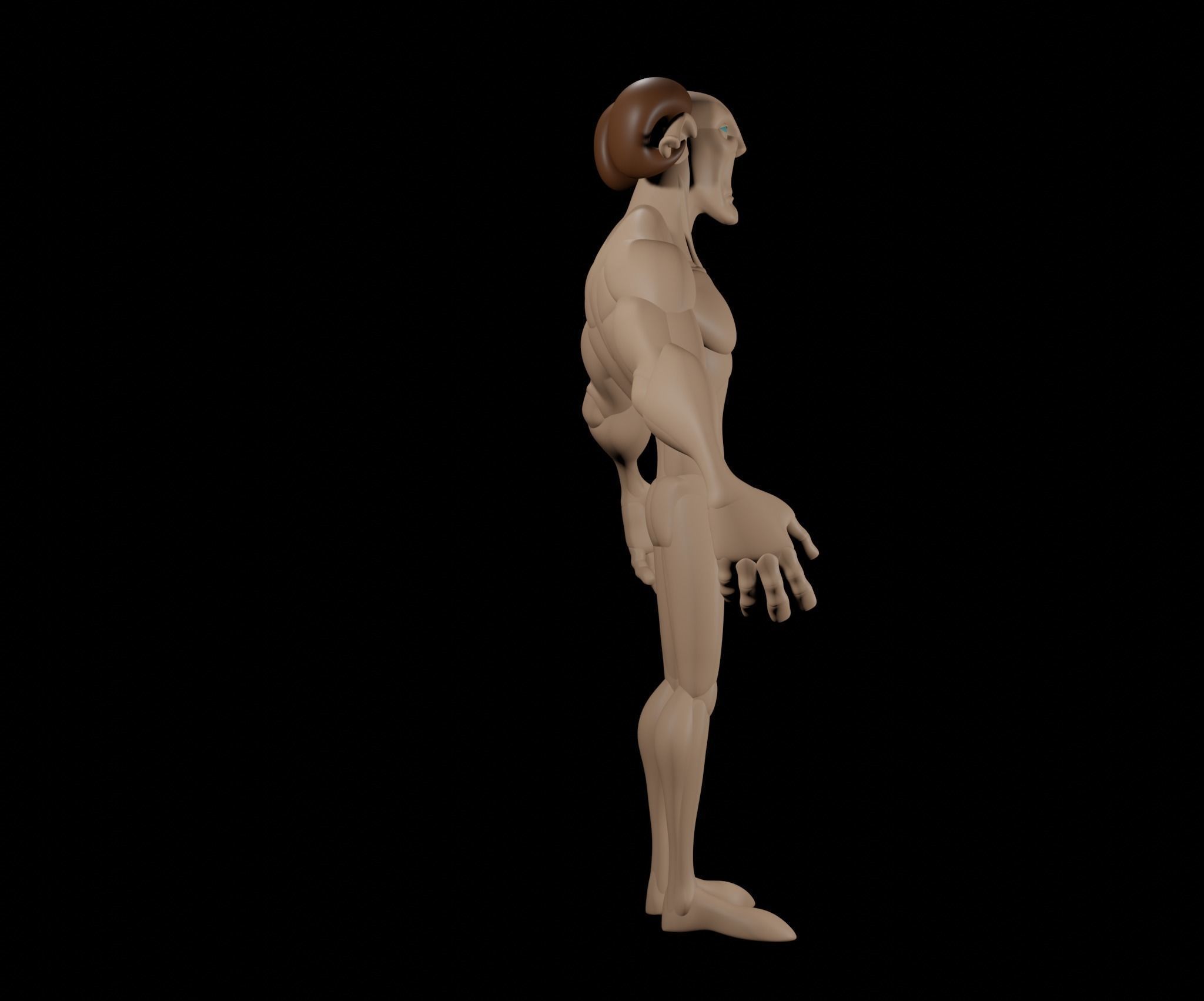 Goat Creature 3D model_11
