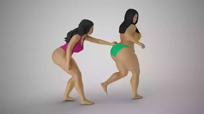 Catching Girl from Behind