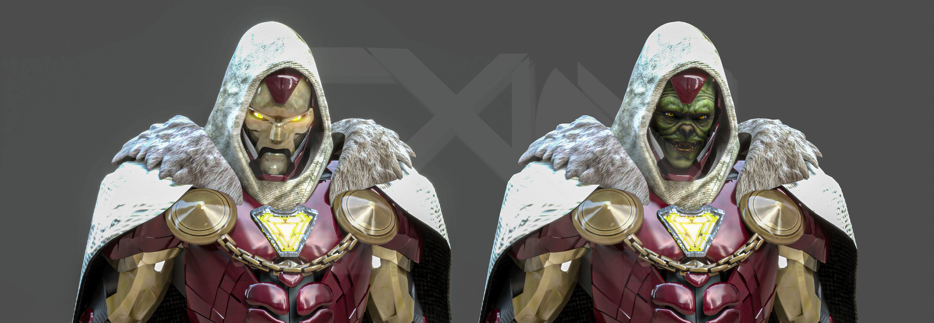 Emperor Iron Man MK Infinity 3D model_5