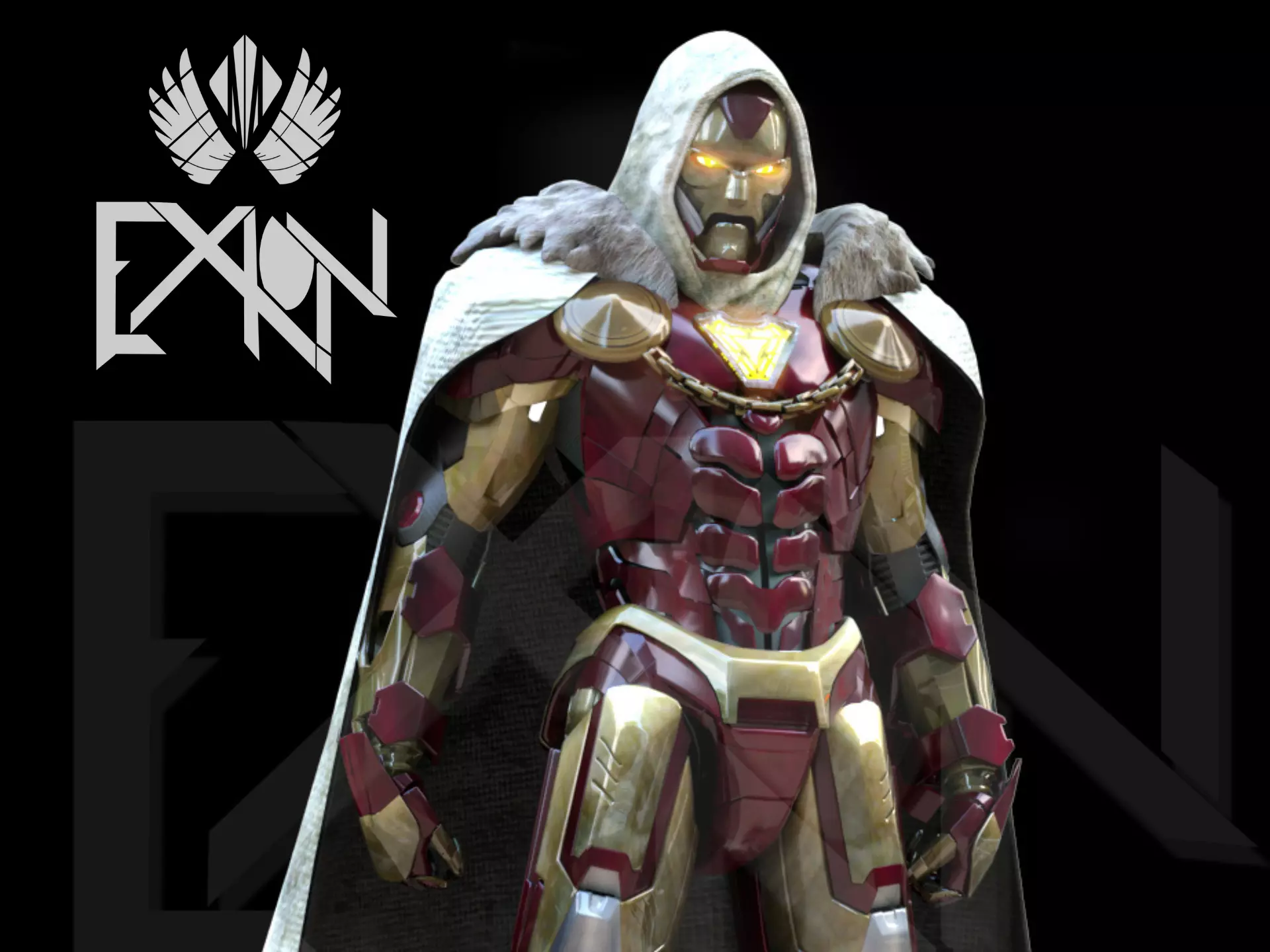 Emperor Iron Man MK Infinity 3D model_0