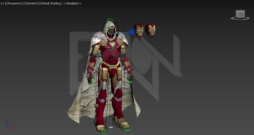 Emperor Iron Man MK Infinity 3D model_7