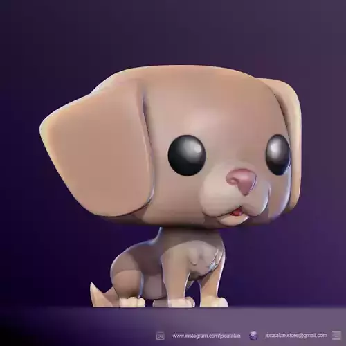 Funko Pop Dog V4 3D print model