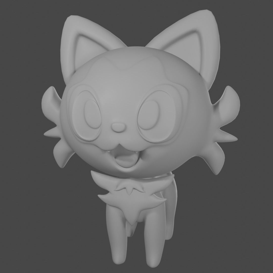 SPRIGATITO POKEMON 3D print model_1