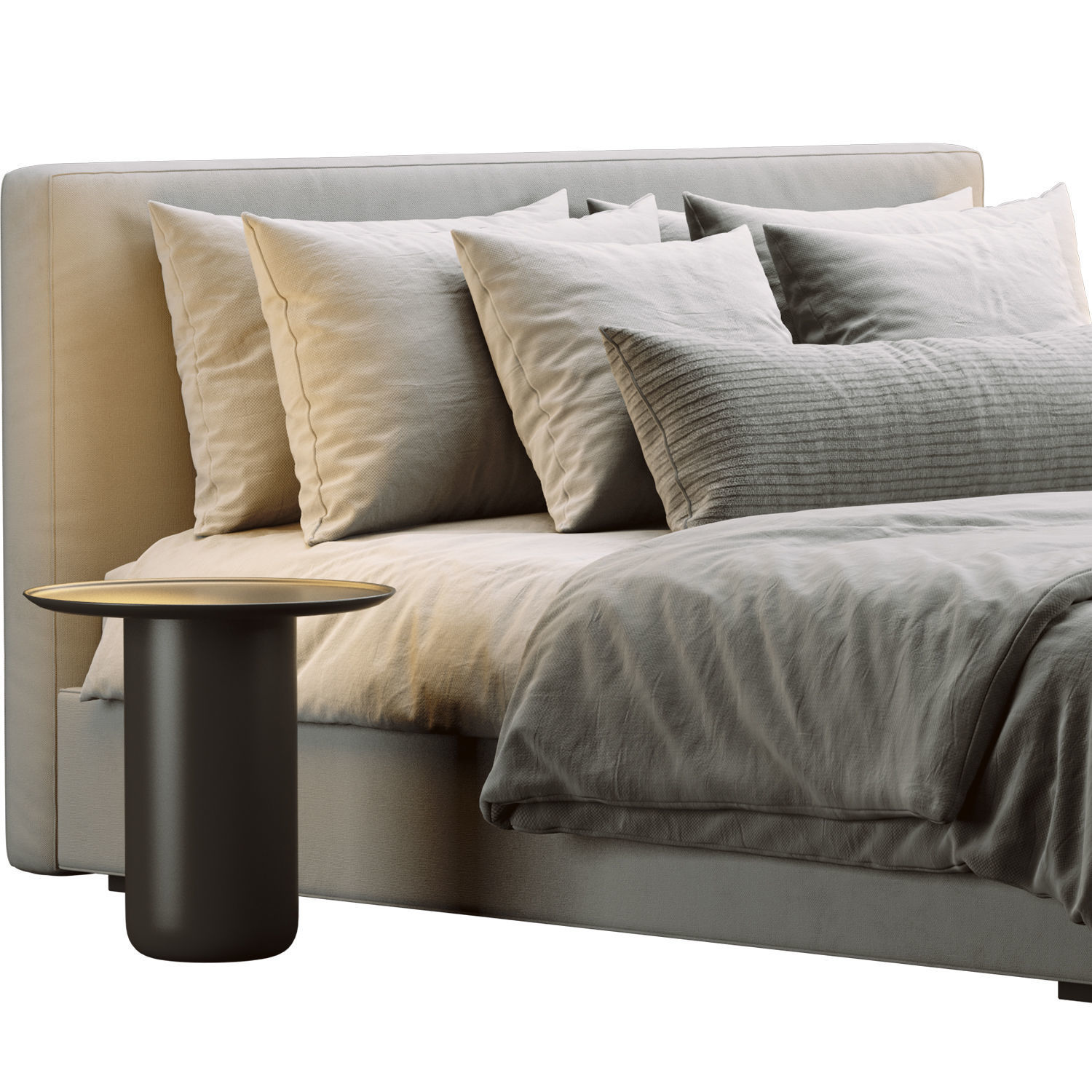RH Modena Bed 3D model_9