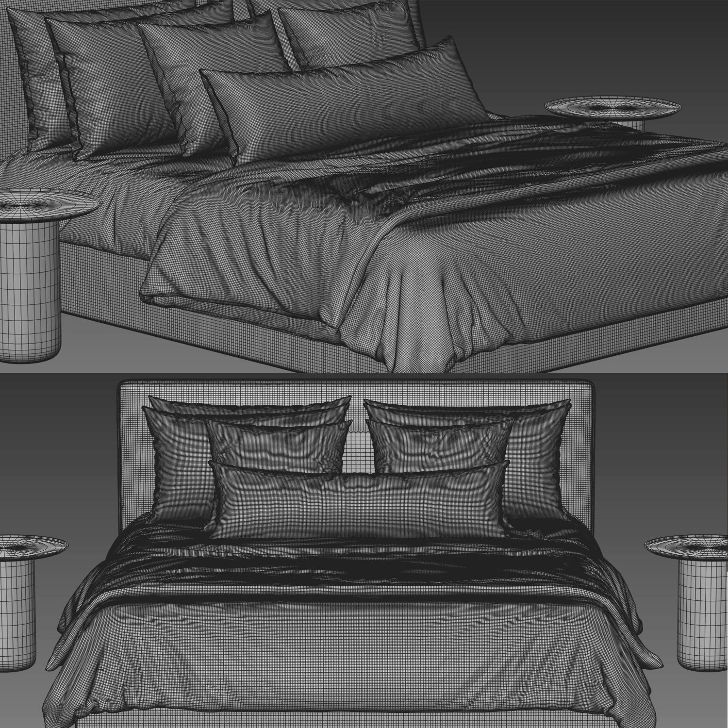 RH Modena Bed 3D model_3