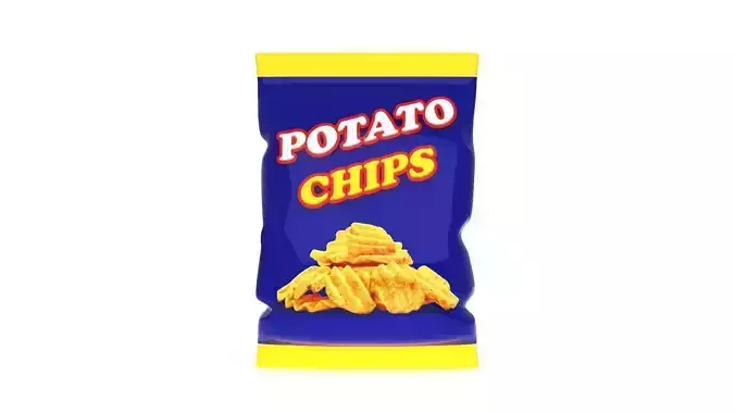 Potato Chip Packet Pack packaging