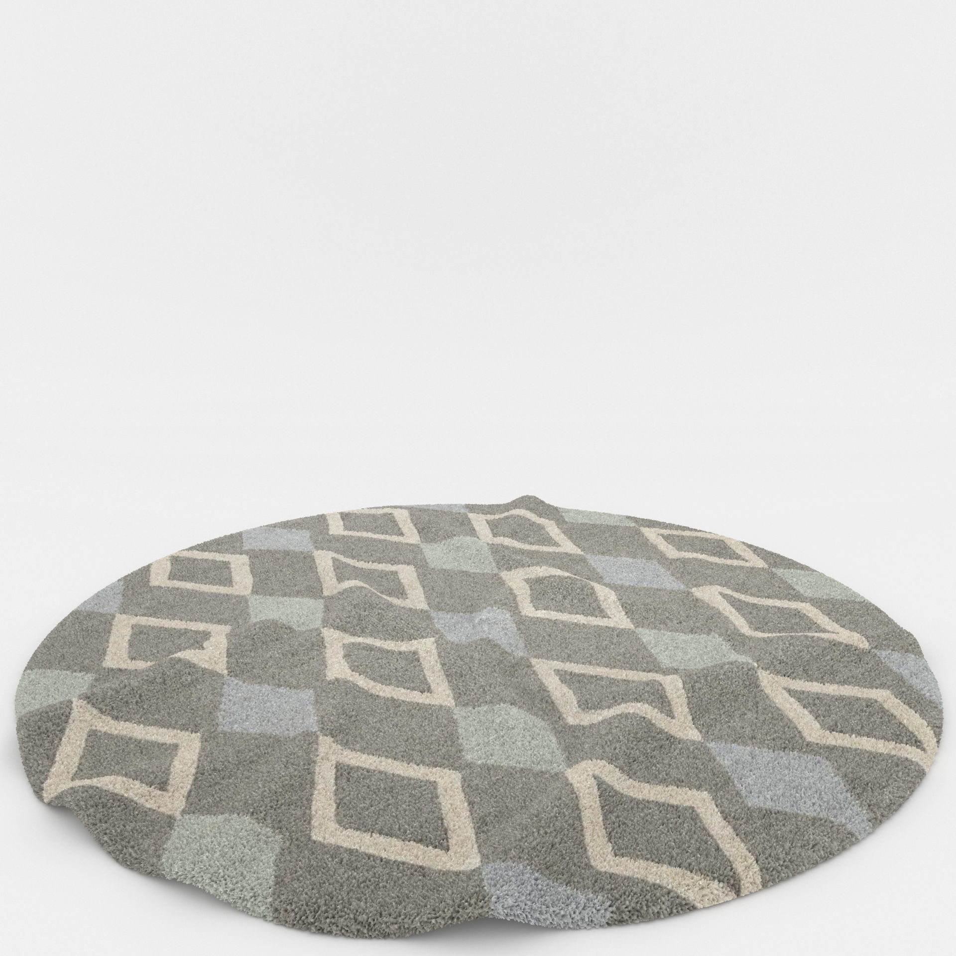 Rugs No 597 Low-poly 3D model_7