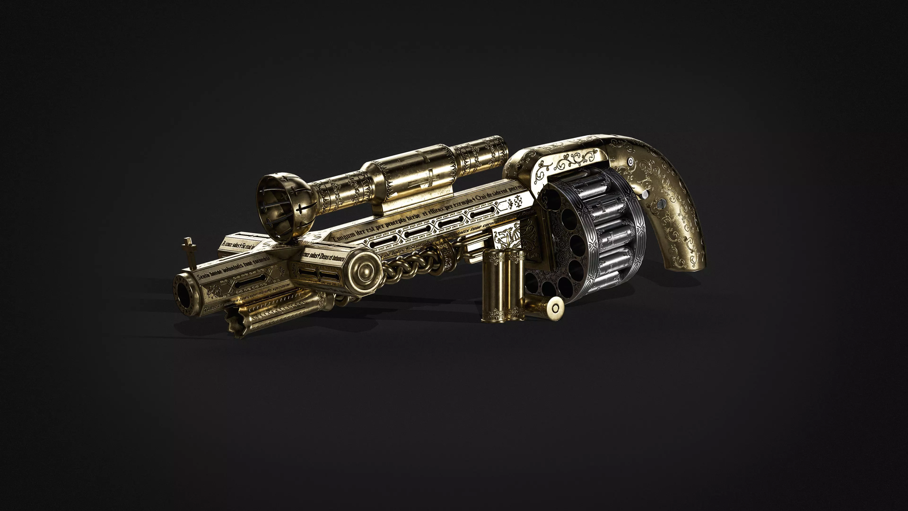 Constantine - Holy Shotgun Low-poly 3D model
