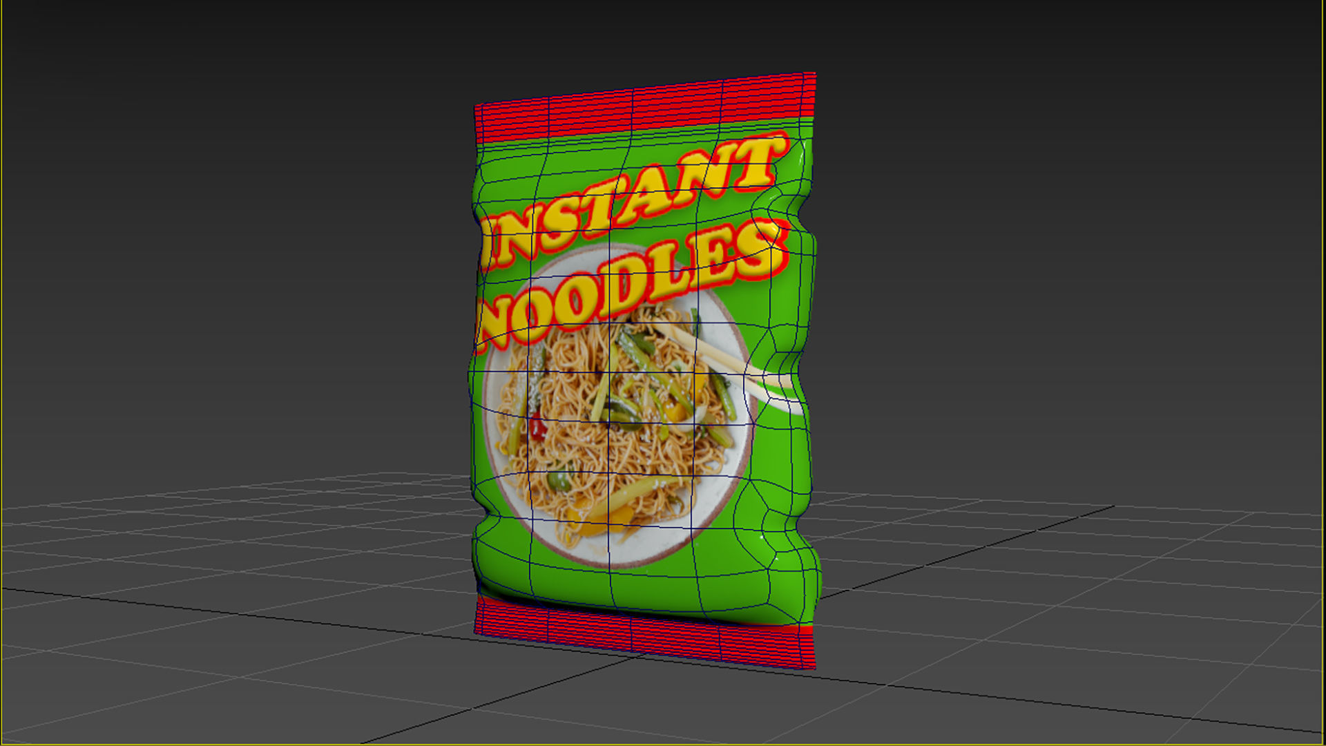 Instant Noodle Packet Food Pack Packaging 3D model_6